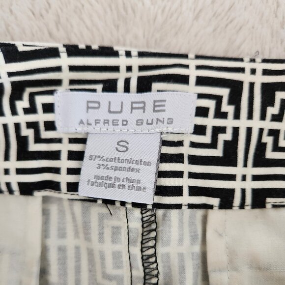 Pure Alfred Sung Geometric Black and White Skirt - Picture 4 of 4